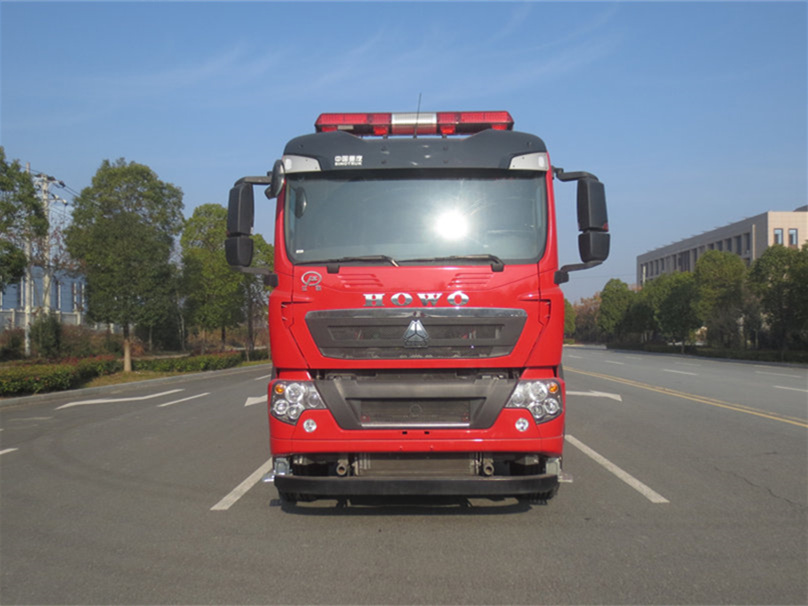 豪沃后雙橋泡沫消防車(16噸)圖片